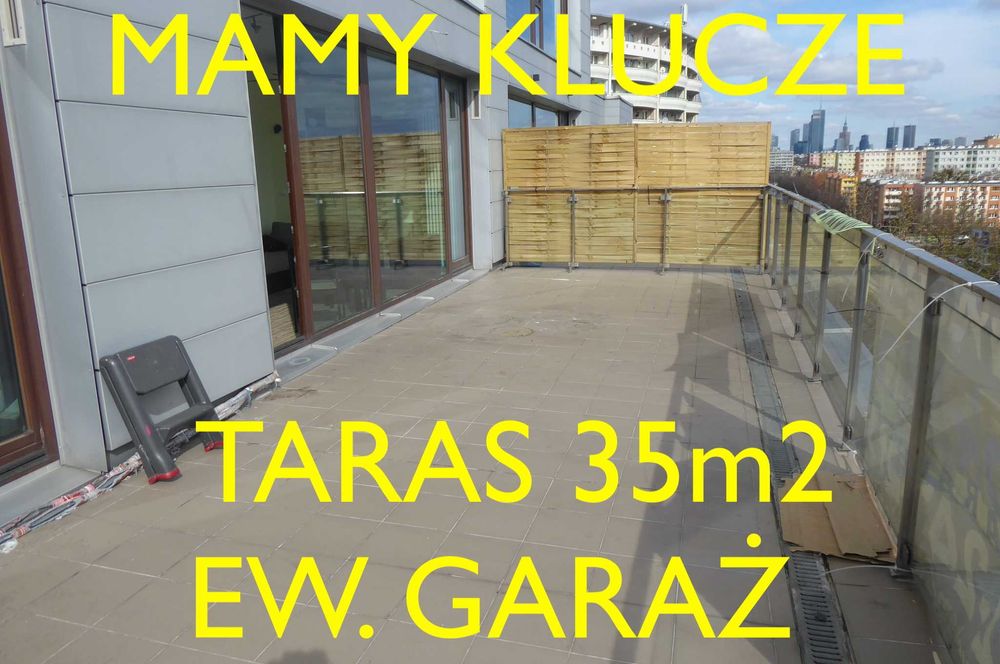 Grójecka 194, Triton, 2pok 34m + TARAS 35m, ew garaż