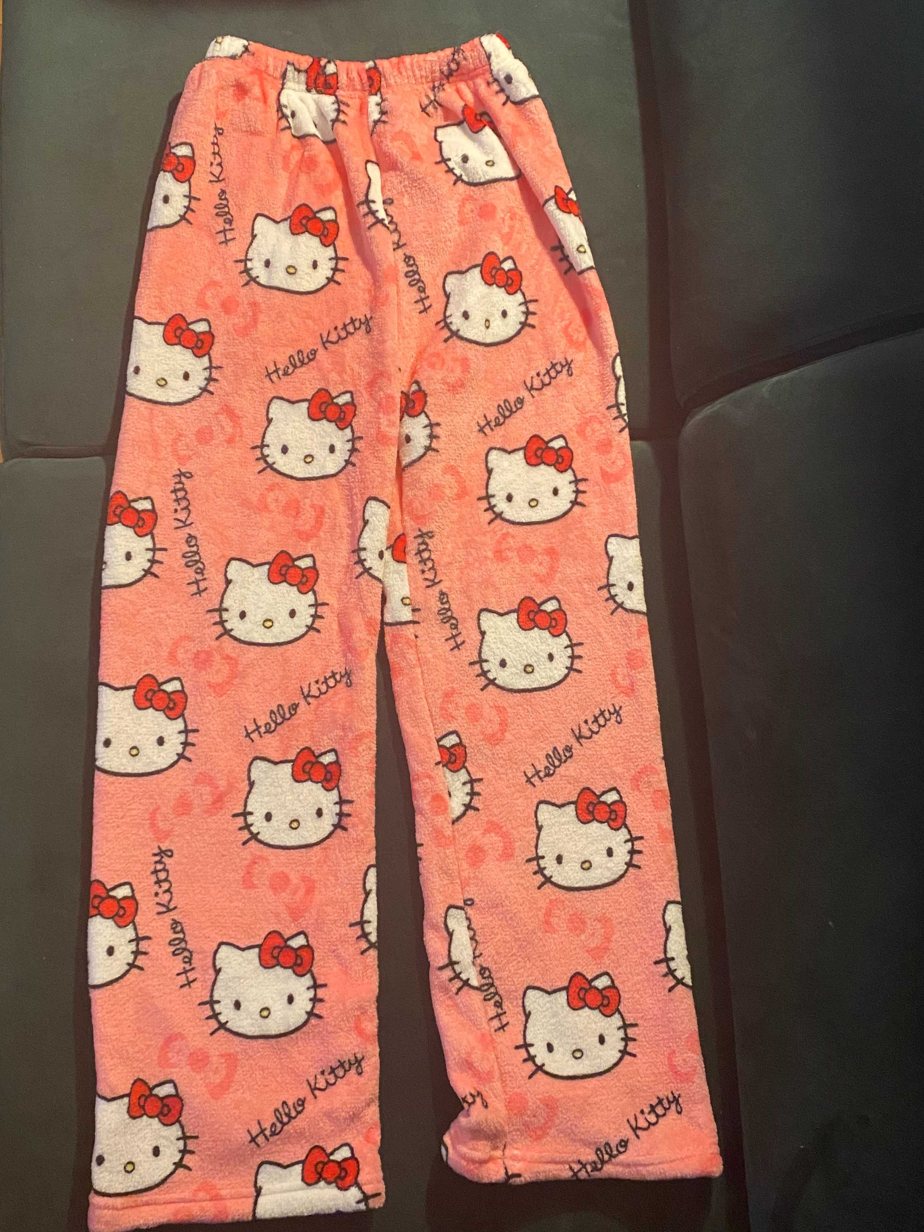 Damskie wygodne spodnie piżama Sanrio Hello Kitty