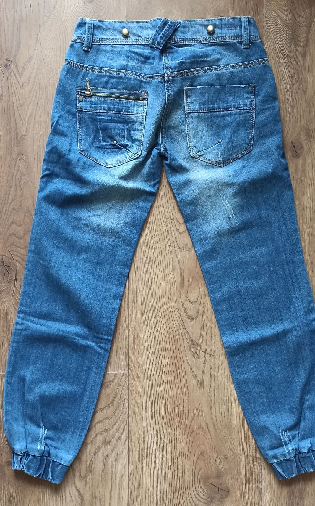 Spodnie jeans, materiałowe r.27