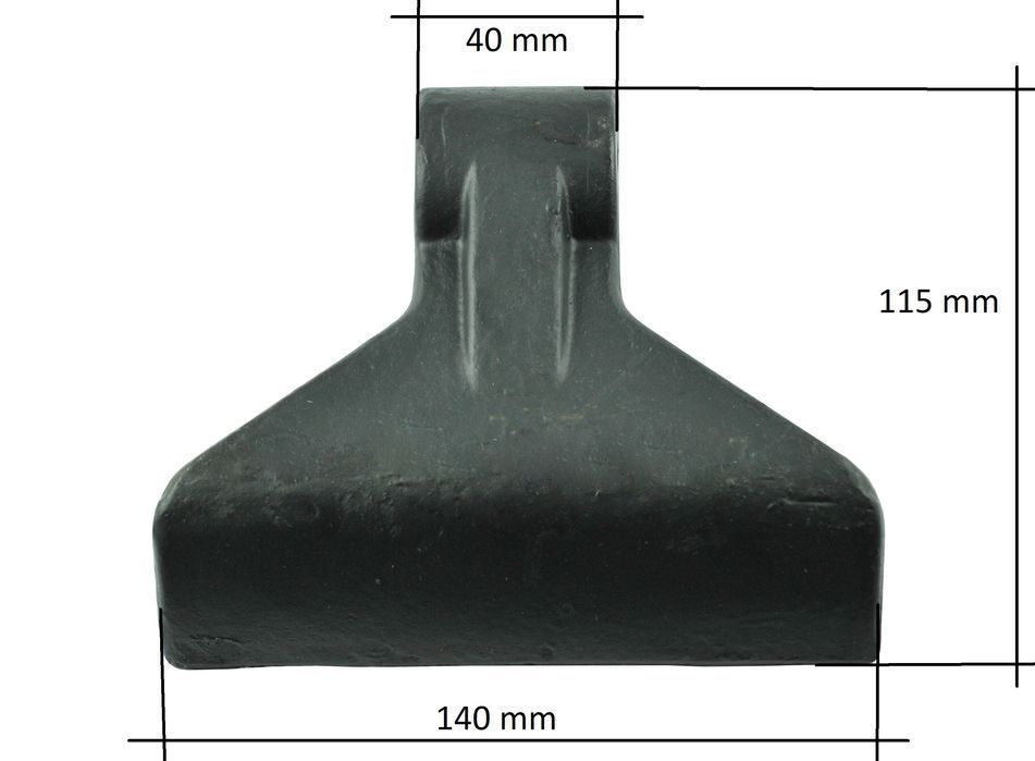 Młotek/bijak/nóż do kosiarek bijakowych typu AG/AGF do STARK /11/