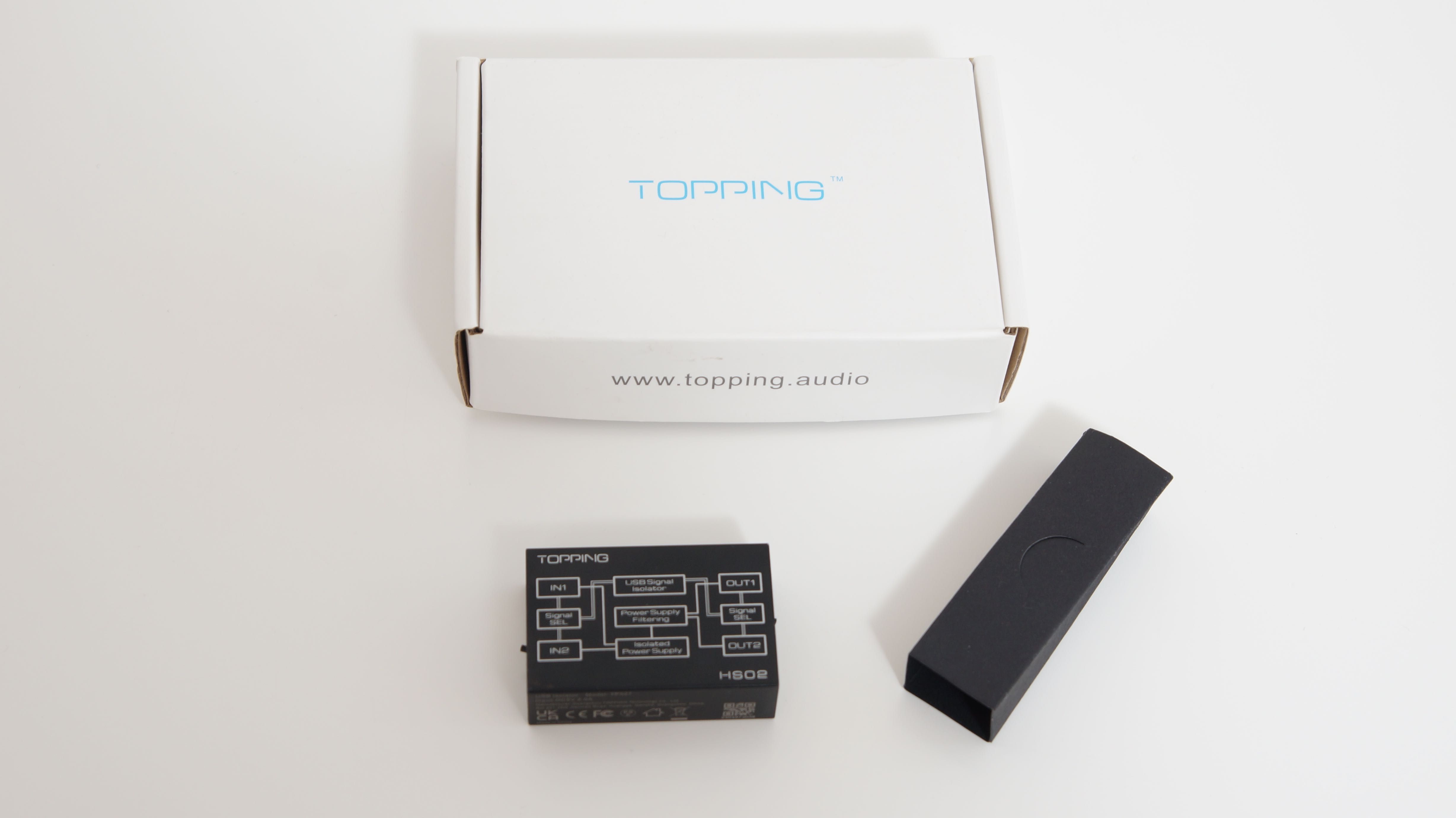 Izolator USB Topping HS02 zasilanie USB-C USB-A