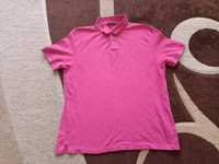 Różowa koszulka polo