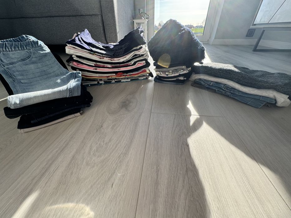 Wielka paka ubranek dla dziewczynki 110 116 Zadbane