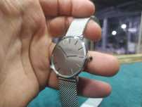 Stalowy Zegarek Carat !! Mechaniczny Piękna tarcza koronka Onyx !!