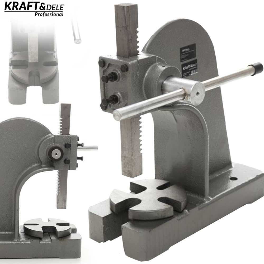 KRAFT&DELE Prasa Hydrauliczna Mechaniczna Ręczna 1t Stołowa KD10342