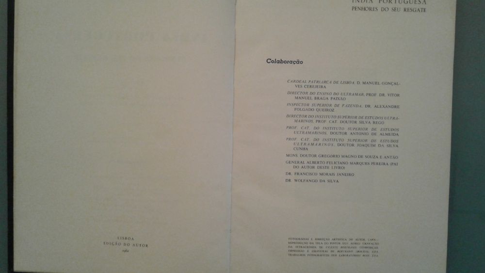 Livro Índia Portuguesa - 1962