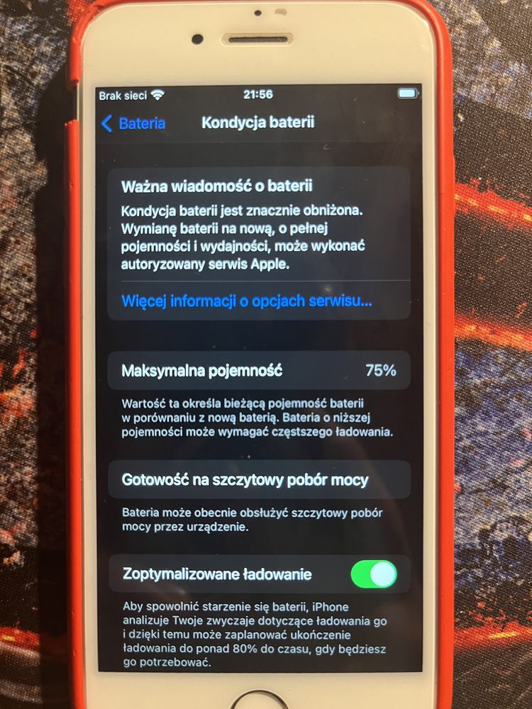 Iphone 6s 32gb 75 pojemność