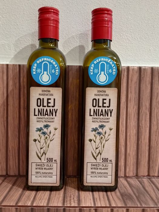 Olej lniany-2 x 500ml.