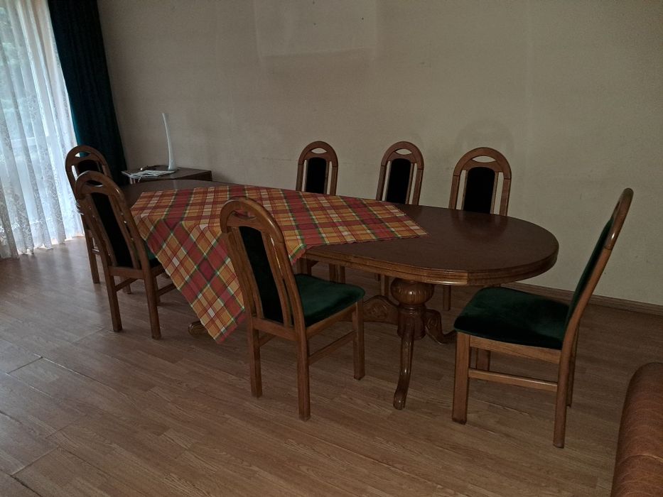 Stół dębowy rozkładany mega duży