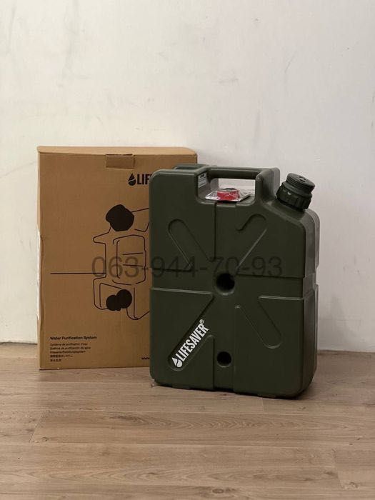 Фільтр-каністра для очищення води LifeSaver Jerrycan Army Green 18,5л