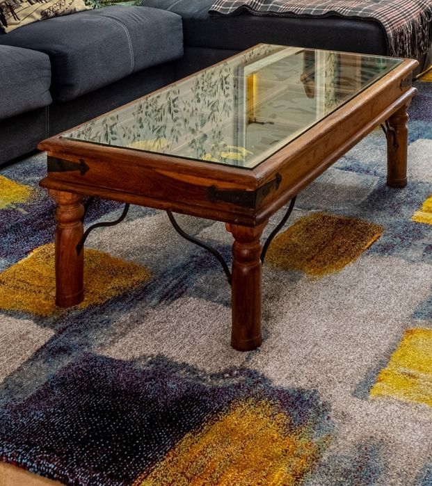 Mesa de centro estilo indiana/mexicana