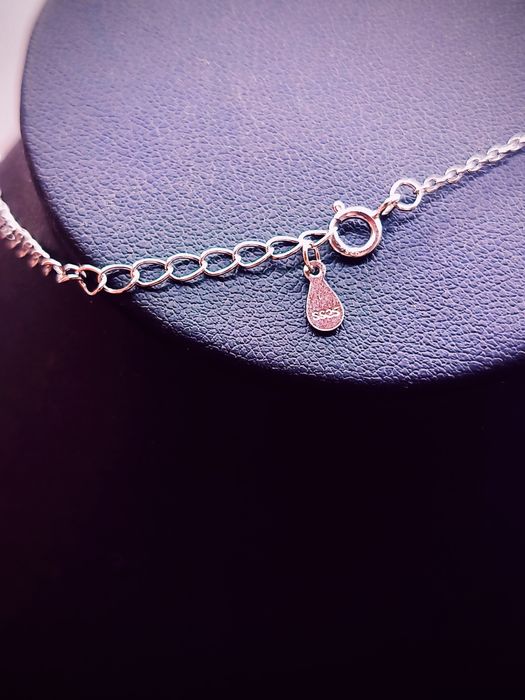 Colar em Prata com Terço em Zirconias