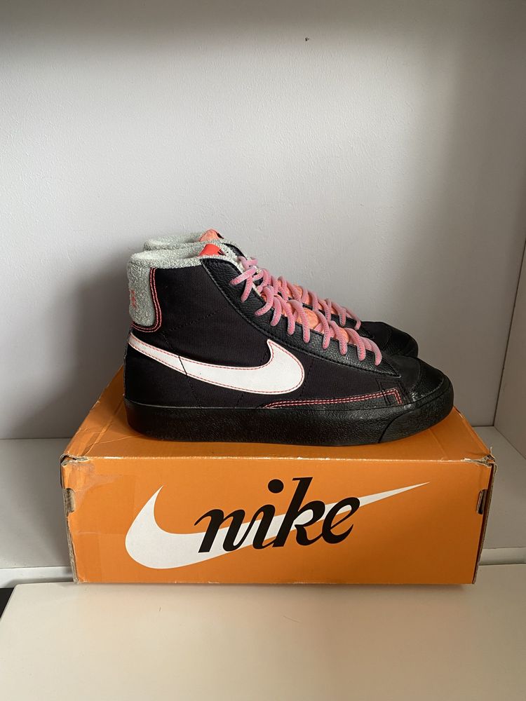 NIKE BLAZER Mid "77 Black Atomic Pink (GS)