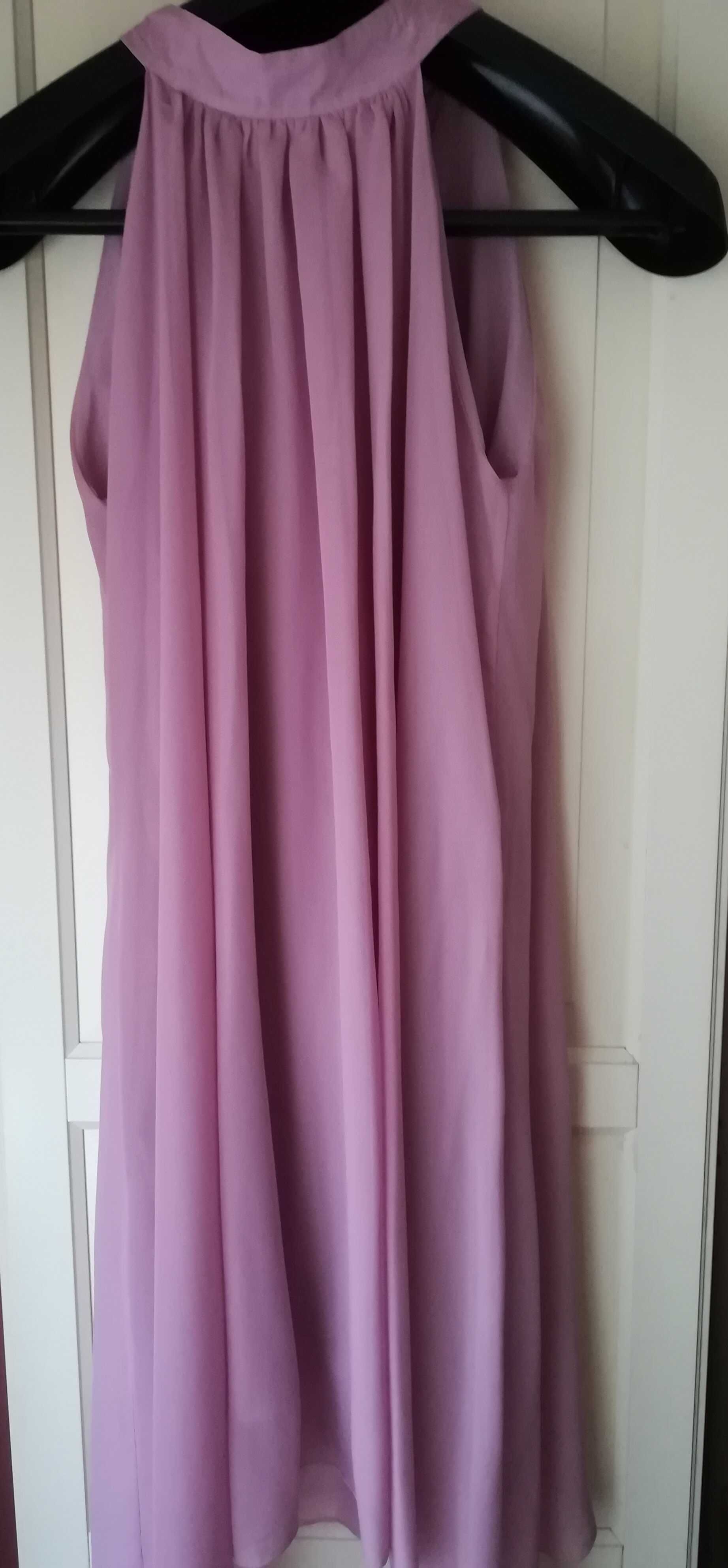 Sukienka fioletowa elegancka rozmiar S/M
