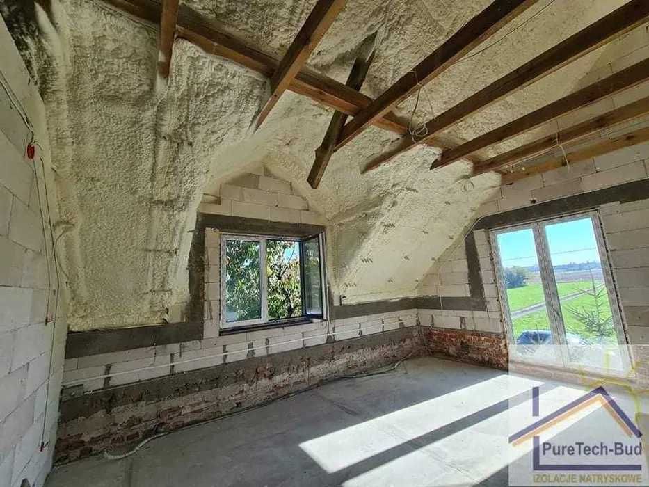 Ocieplanie pianą pur,pianka pur,izolacje natryskowe Darmowa Wycena