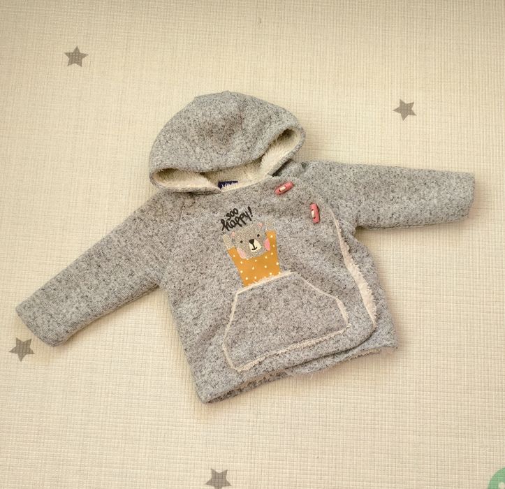 Ocieplany sweterek, rozmiar 68