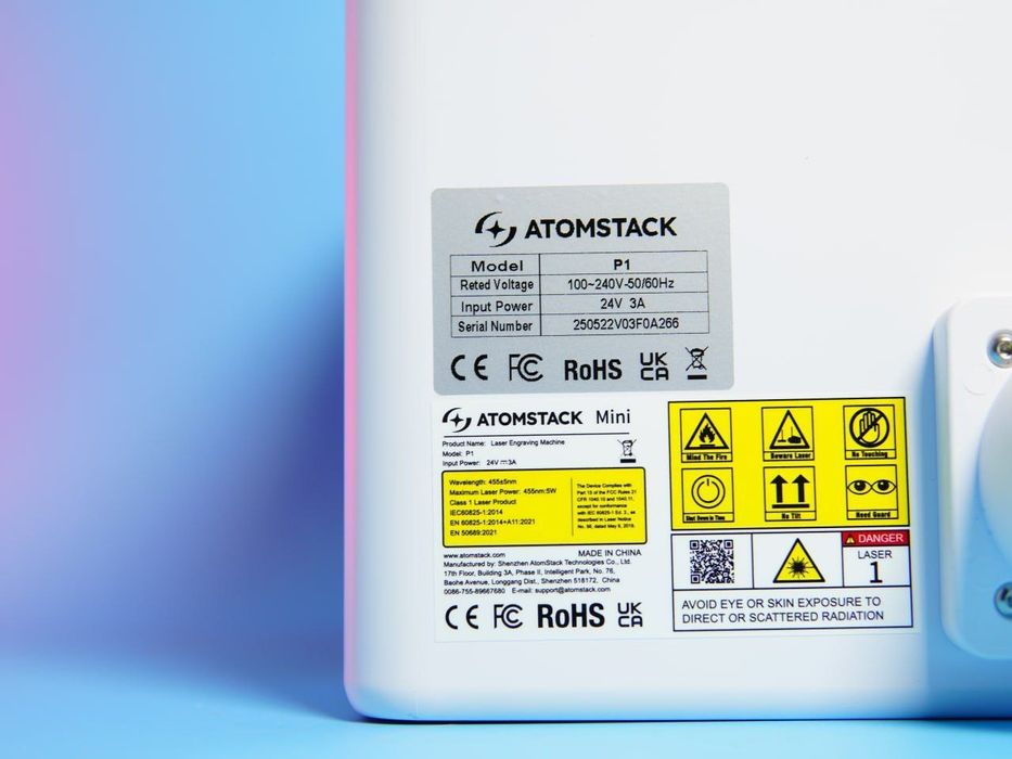 Лазерный гравер Atomstack P1 5W 110x110mm