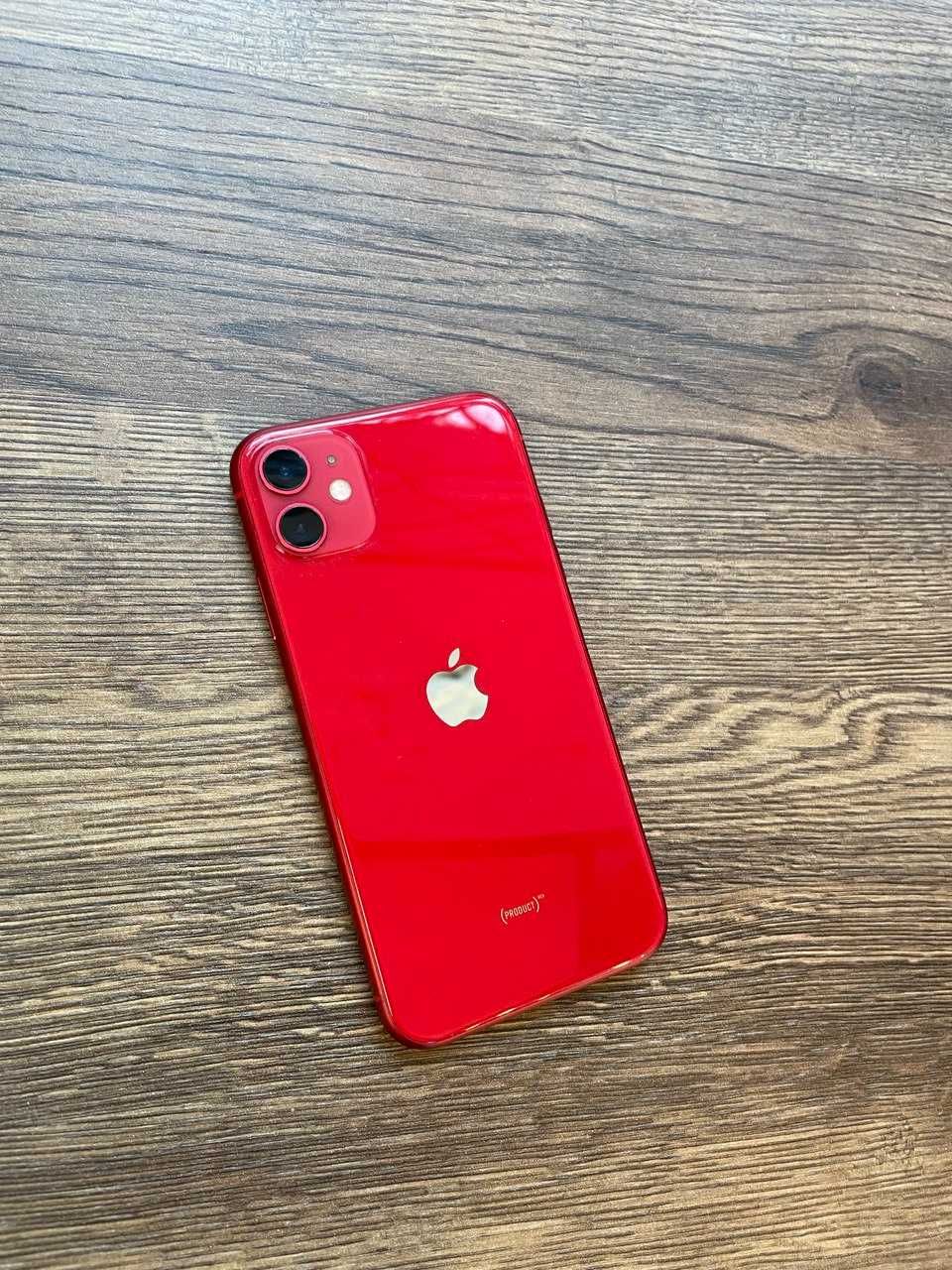 Смартфон Apple iPhone 11 256GB Product Red (акб 100%)