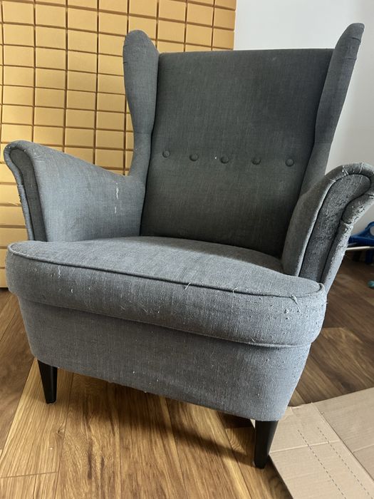 Fotel uszak  Strandmon Ilea + podnòżek