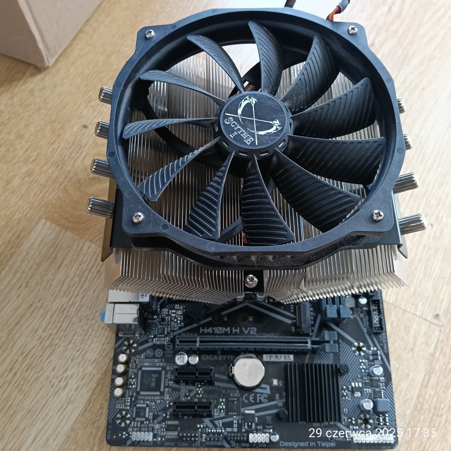 Zestaw: Intel Core i5-10600 + Gigabyte H410M H V2 + chłodzenie Scythe