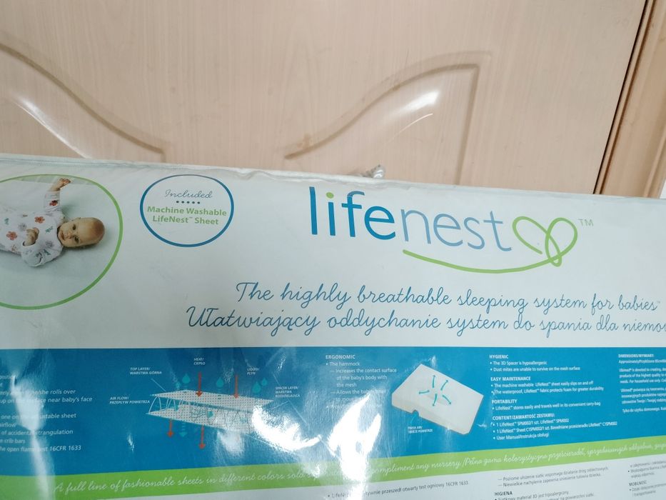 Materac Lifenest dla niemowląt