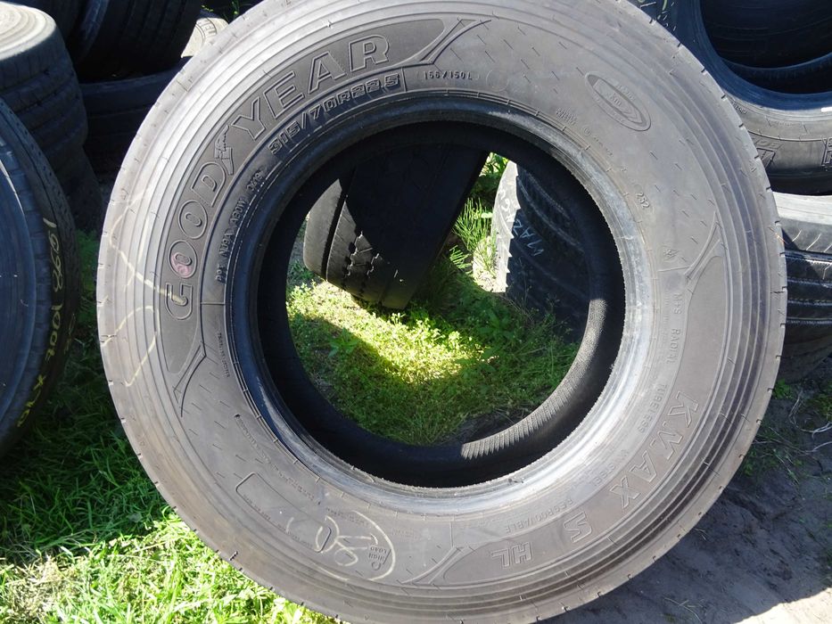 Opona 315/70R22.5 Goodyear  Kmax S HL (700 netto)