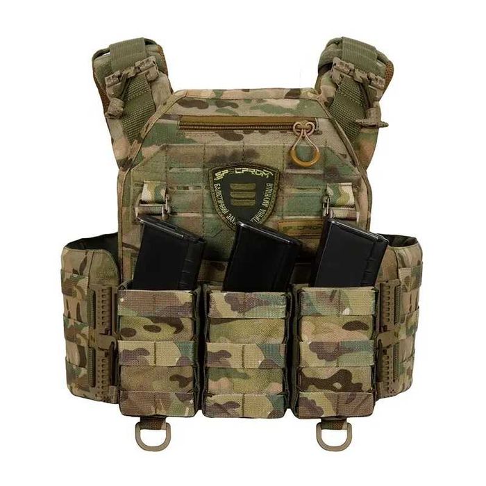 Плитоноска Warmor gen.3 Pro + 3 підсумки під магазини AK AR Мультикам