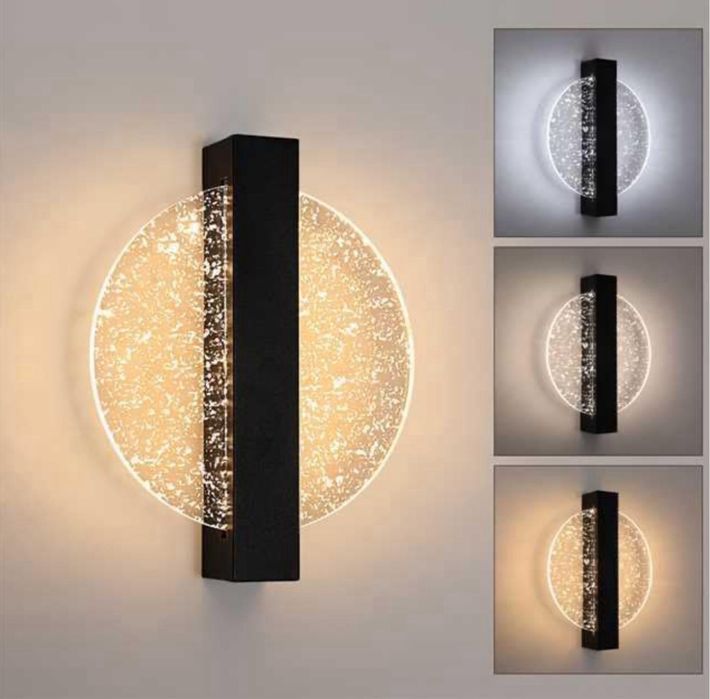 Kinkiet Lampa Ścienna Zestaw 2 Sztuki