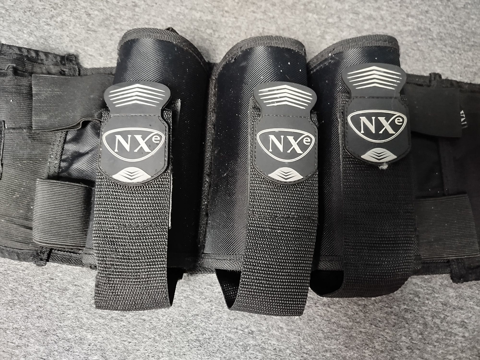 Czarny Pas NXe na 3+2 faty do paintballa