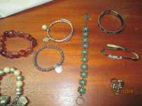 Bijuteria - 7 pulseiras e 1 anel