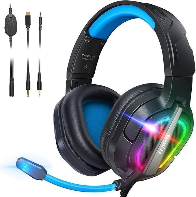 Kryssenix Pg2 Rgb Zestaw Słuchawkowy Gamingowy Do Ps4, Ps5, Pc, I Inne