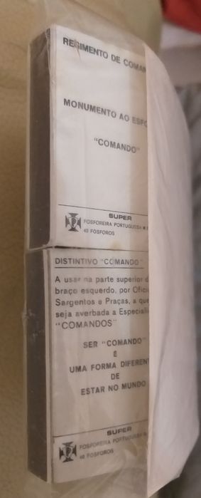 Caixas de fósforos dos Comandos