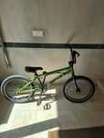 BMX verde aro 18- pronta pra andar