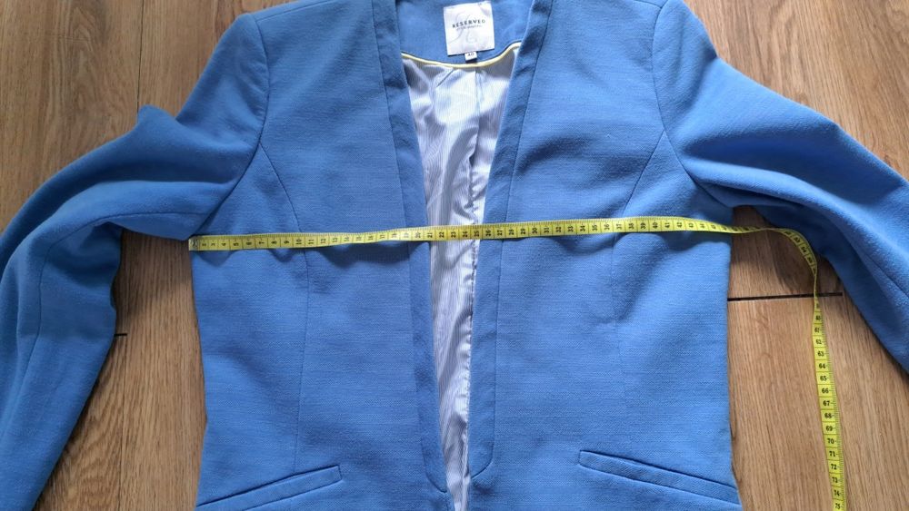 Niebieska marynarka casualowa Reserved rozm. 38/40