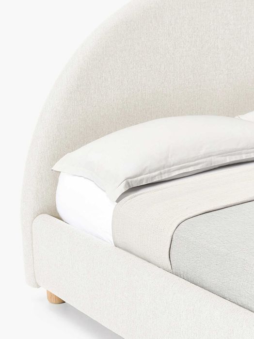 Łóżko tapicerowane z miejscem do przechowywania Ebba (Westwing)