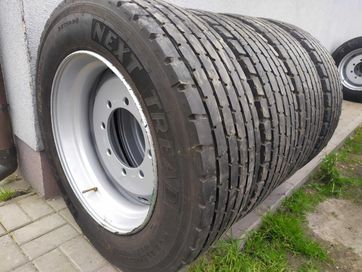 Koła BEZDĘTKOWE 8-OTWORÓW Przyczepa HL 295/60R22.5