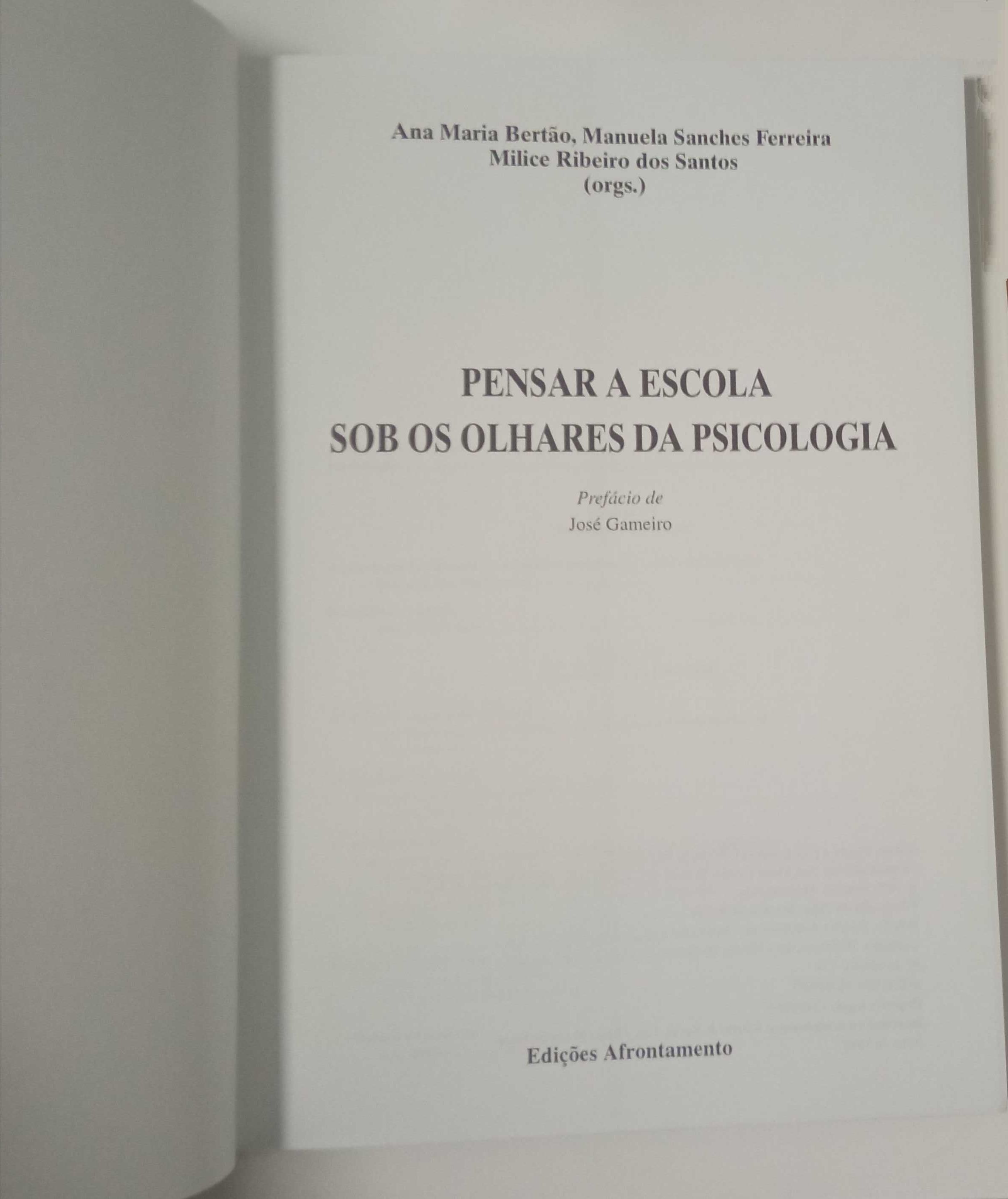 Pensar a escola sob os olhares da Psicologia, de Ana Maria Bertão