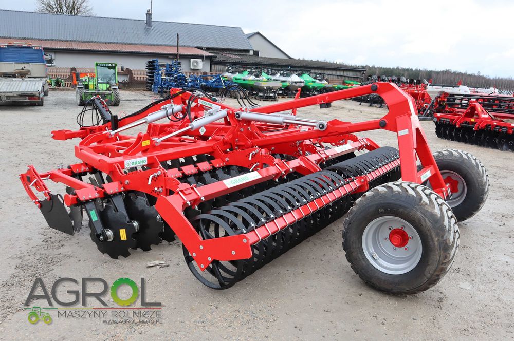 Brona talerzowa hydrauliczna 4m SHARK SHS Grano-System NOWA WERSJA 4,5