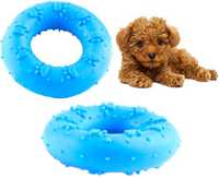 Zabawka gumowa dla psa gryzak kółko donut 7 cm