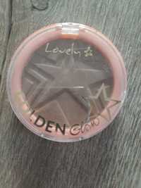 Puder do konturowania twarzy lovely golden glow nr 3