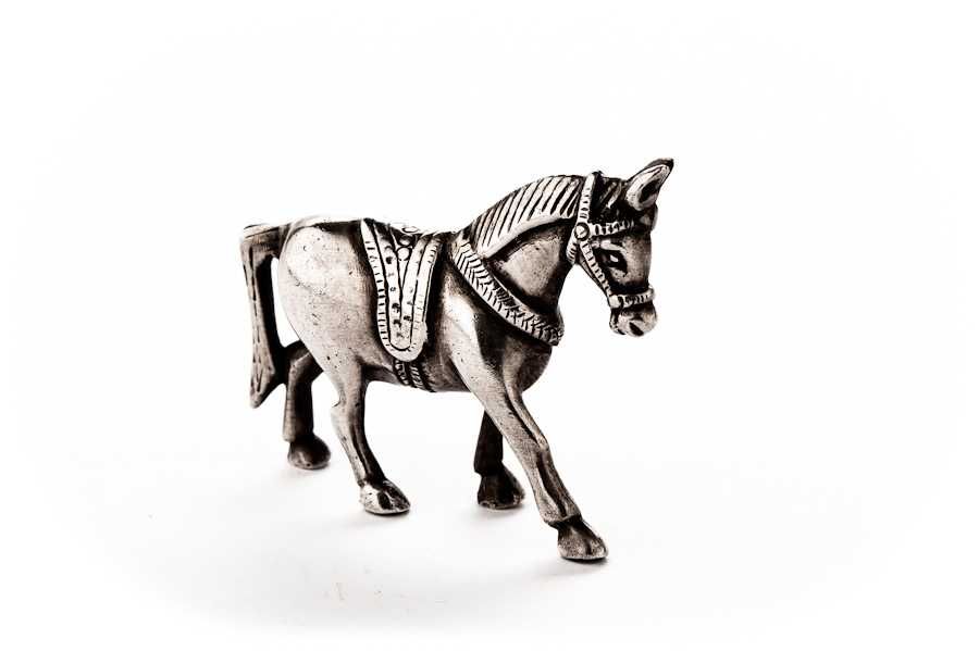 Srebrna Figurka Konia - Koń - Ogier - 46,14g - KRAKÓW