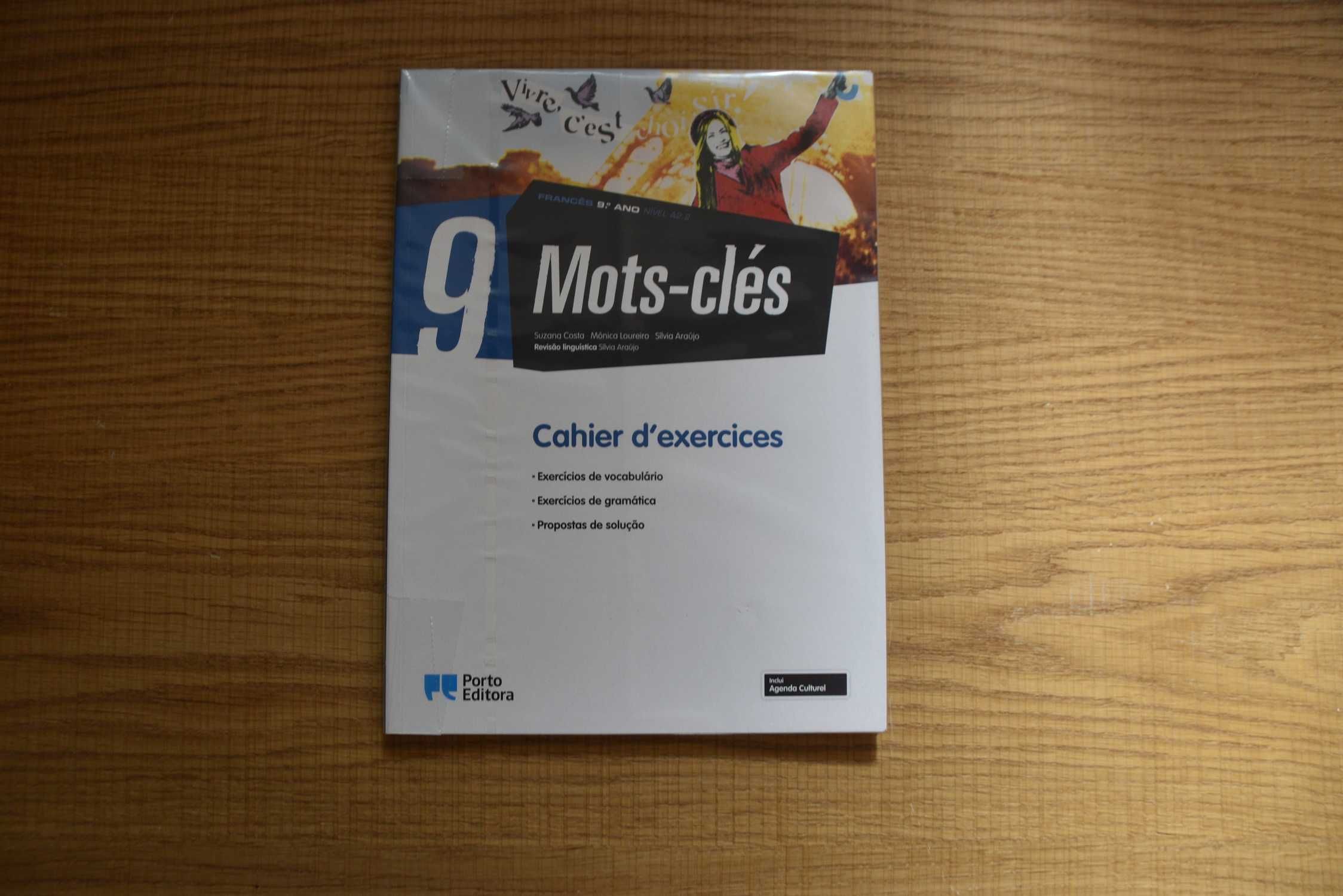 Mot-clés, livro de exercícios, Agenda culturel, francês, 9º ano