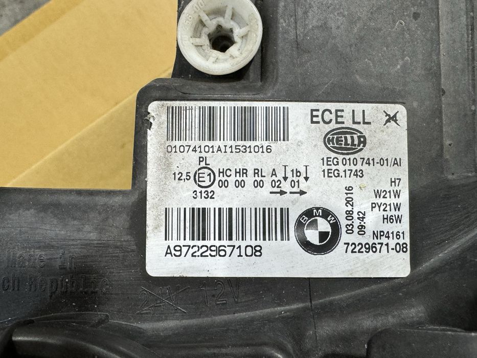 Optica esquerda BMW 1 (F20)