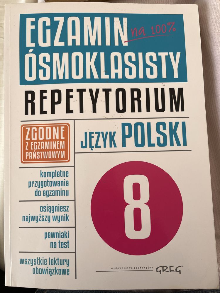 Greg egzamin ósmoklasisty język Polski