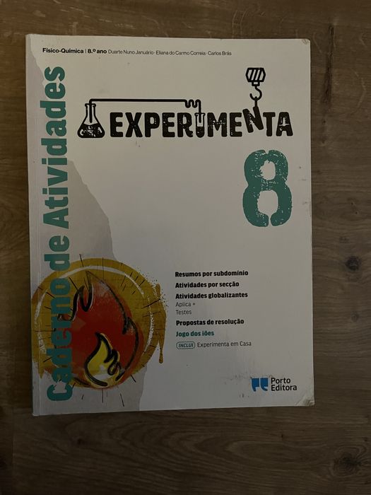 Caderno de atividades fisico quimica 8 ano