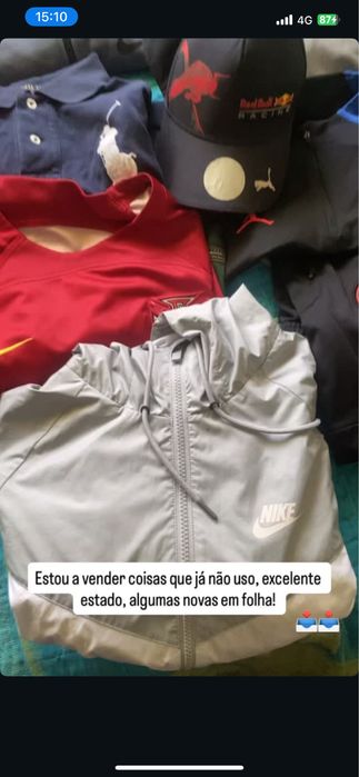 Roupa usada como nova