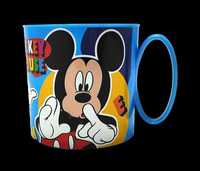 Kubek Mickey Mouse, Donald, Pluto 265 ml. Niebieski - Defekt nadruku