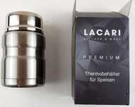 Lacari Premium Termos na Żywność z dodatkowym pojemnikiem i łyżką 0,5L