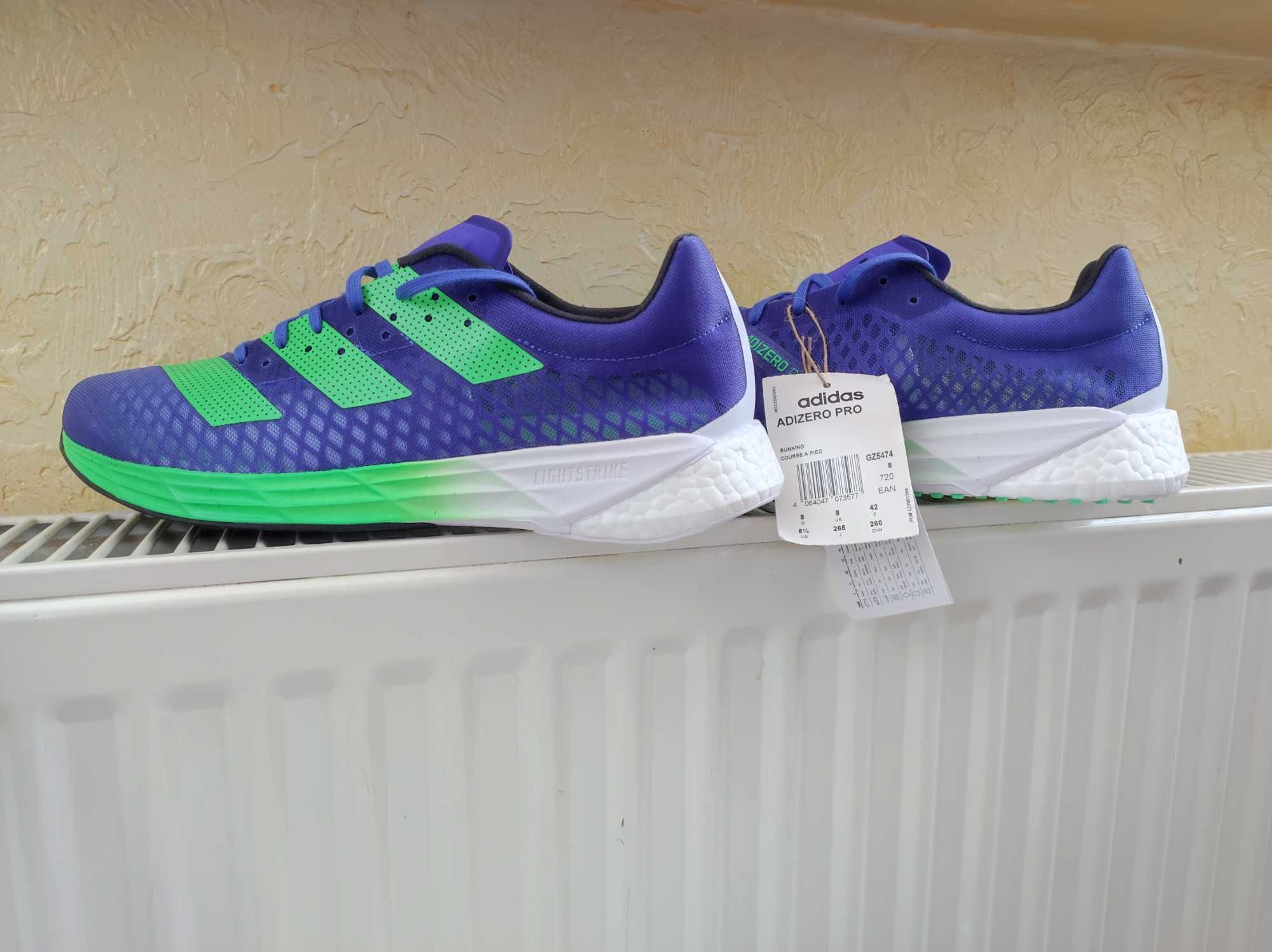 ОРИГІНАЛ 100%!Кросівки Adidas Adizero Pro Carbon Marathon GZ5474  46р.