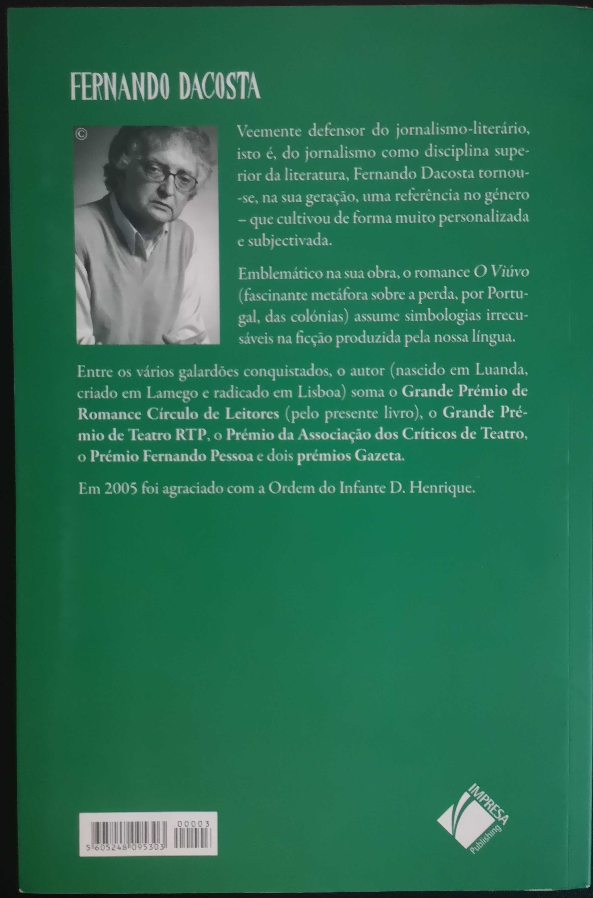 "O Viúvo Memórias Do Fim Do Império - Fernando DaCosta" Coleção